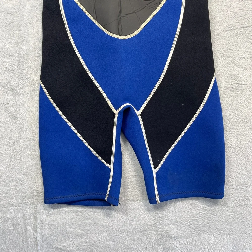 Hang Ten Shorty Wetsuit Youth Blue Black 3/2mm Neoprene Spring Suit XL
